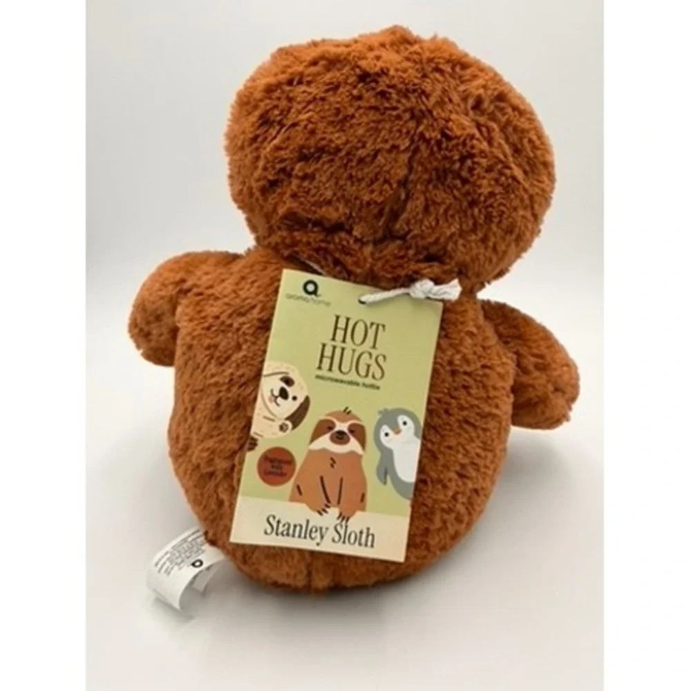 Aroma Home Hot Hugs Stanley Sloth Kids Brown New Microwavable Lavender‎ Scented